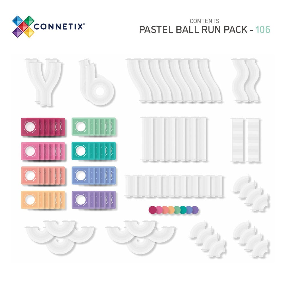 connetix 106pc ball run