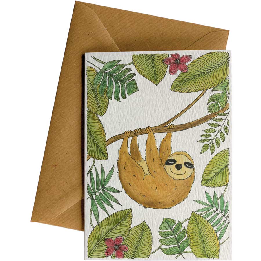 Slothy Card by Little Difference