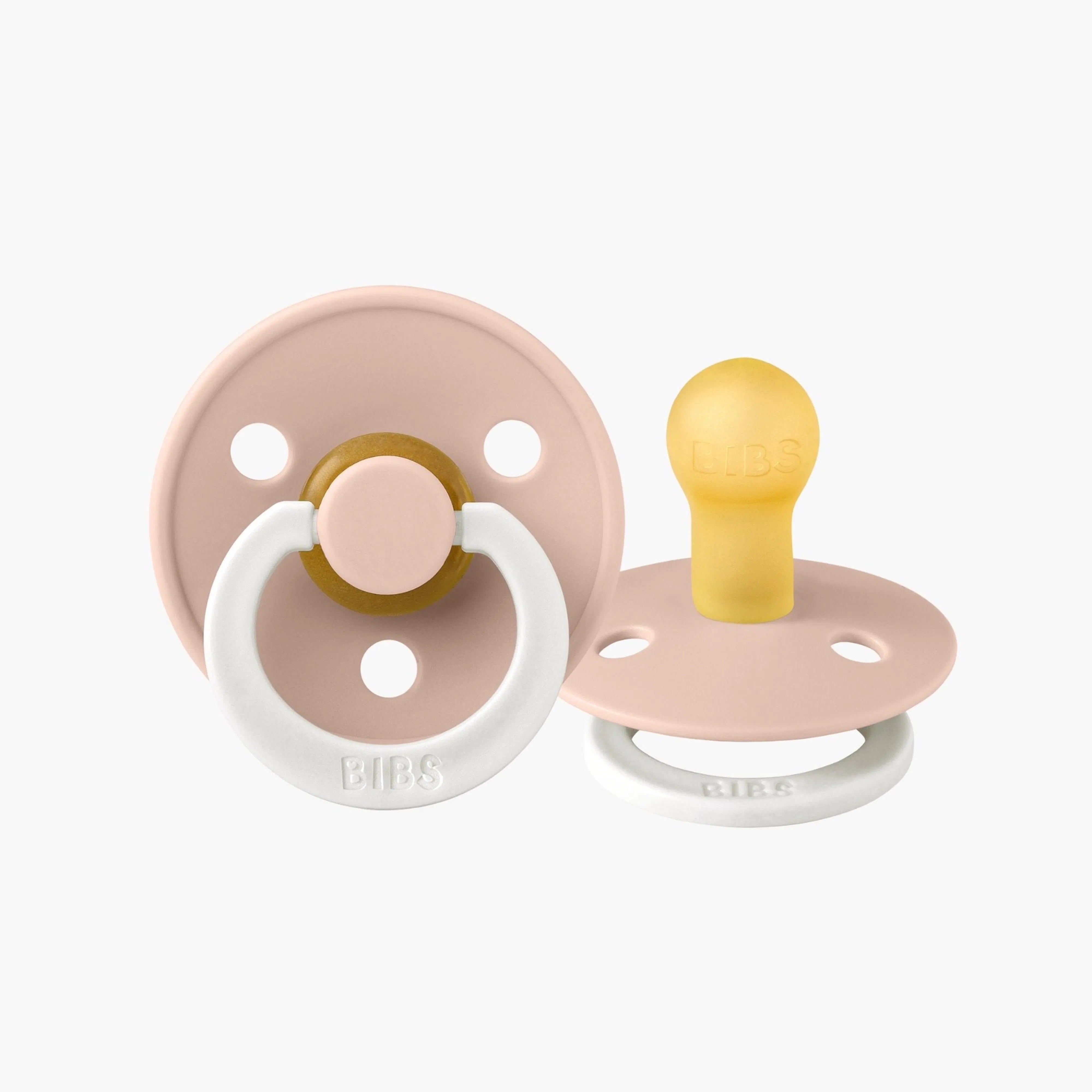 bibs round glow dummy in blush