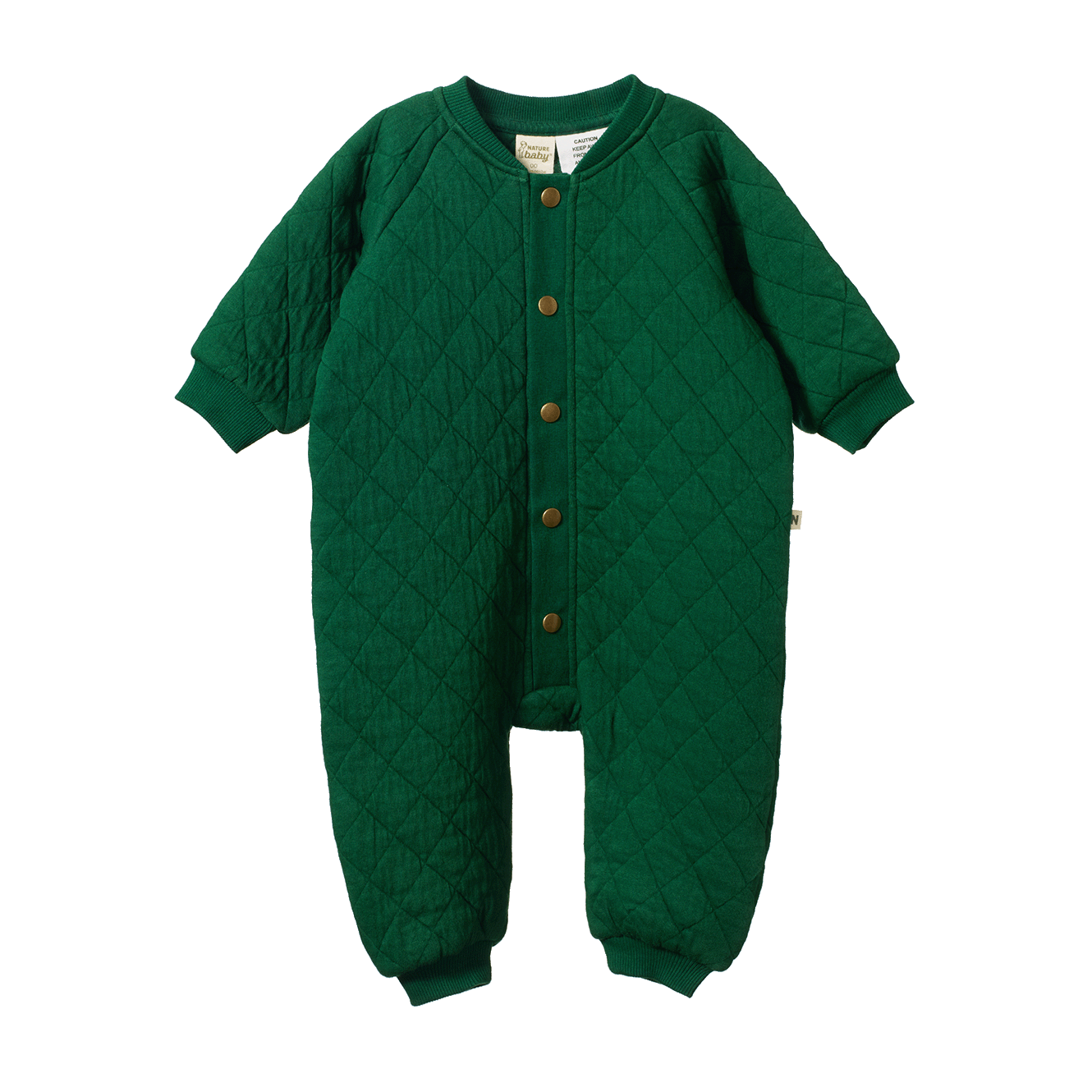 long sleeve quilted juno romper eden