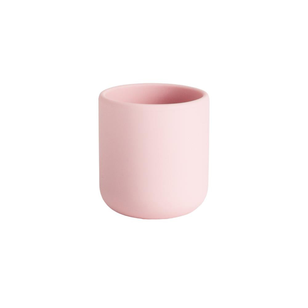 nestling silicone training cup in dusty pink