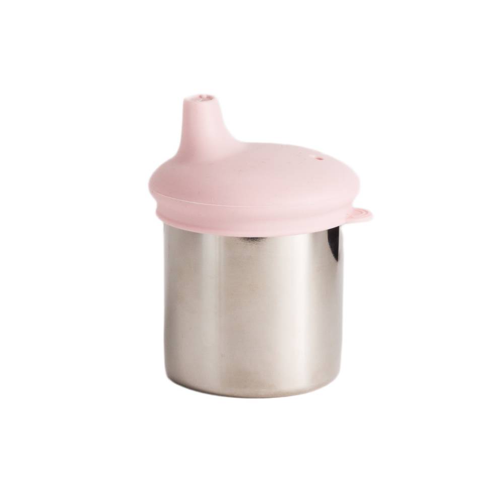 nestling 3 in 1 sippy cup in dusty pink