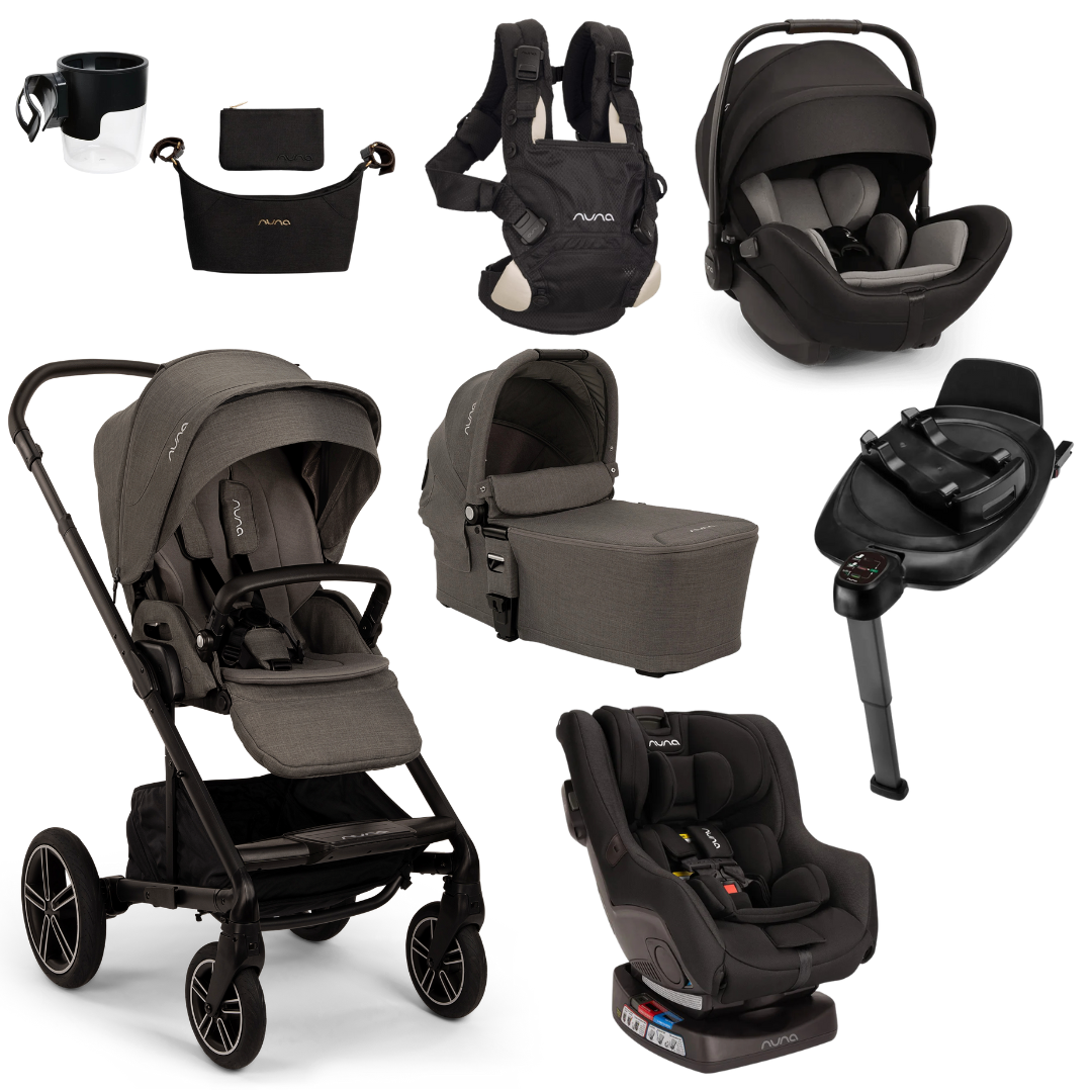 Nuna MIXX Next Premium Stroller, Capsule + Car Seat Bundle