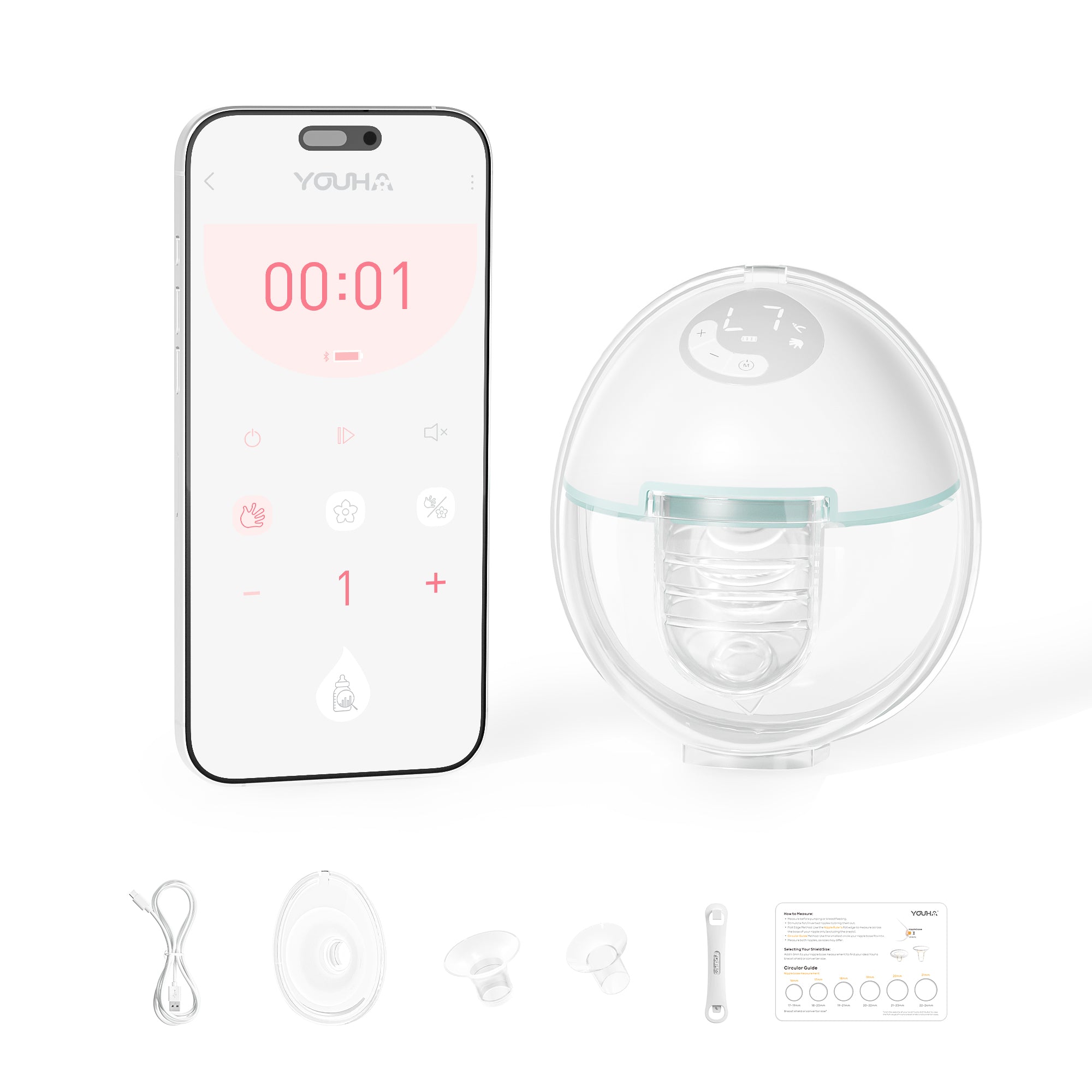 Youha Evera Double Electric Wearable breast pump