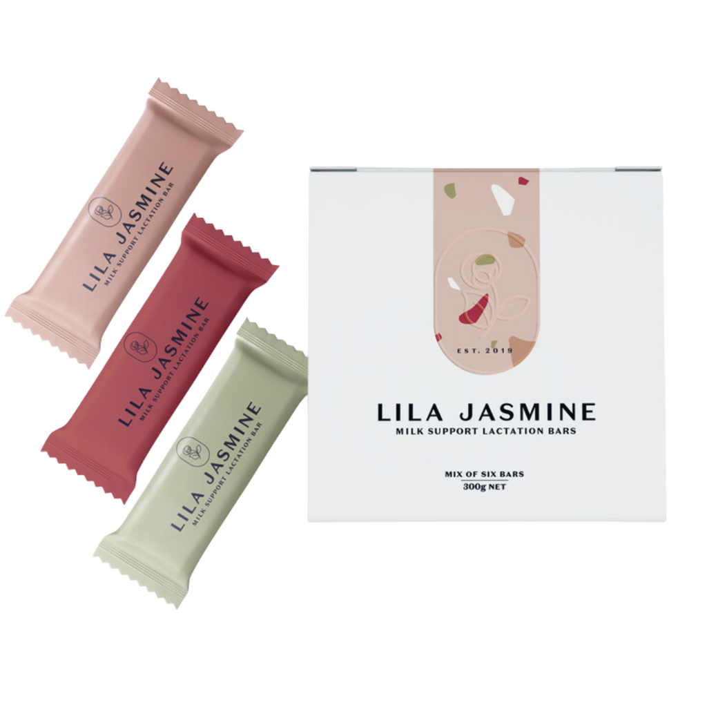Lila Jasmine Mix of Six Lactation Support Bars