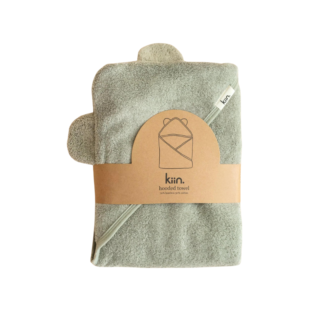 Kiin Hooded Towel - SAge