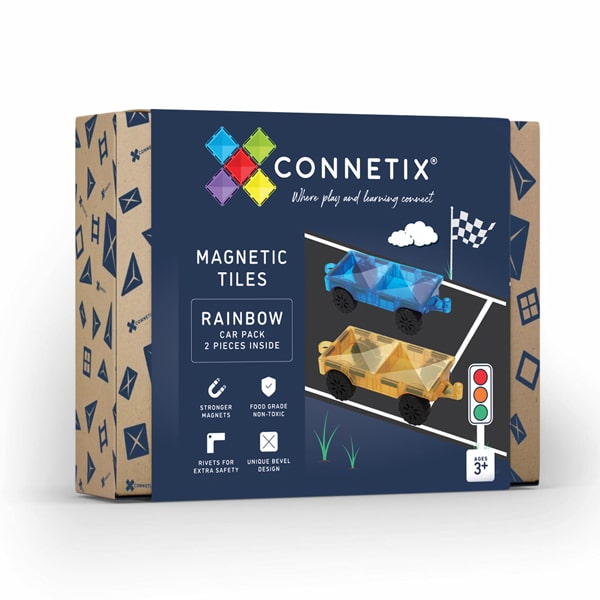 Connetix 2 piece car pack