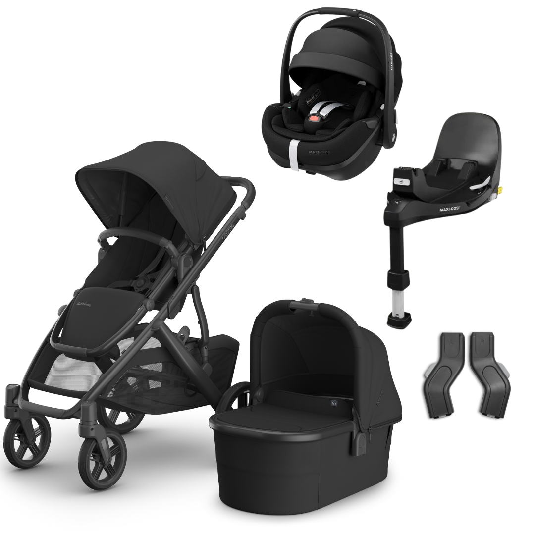 maxi cosi pebble stroller UPPAbaby VISTA V3 Stroller & Maxi Cosi Pebble 360 Pro² Capsule + Slide