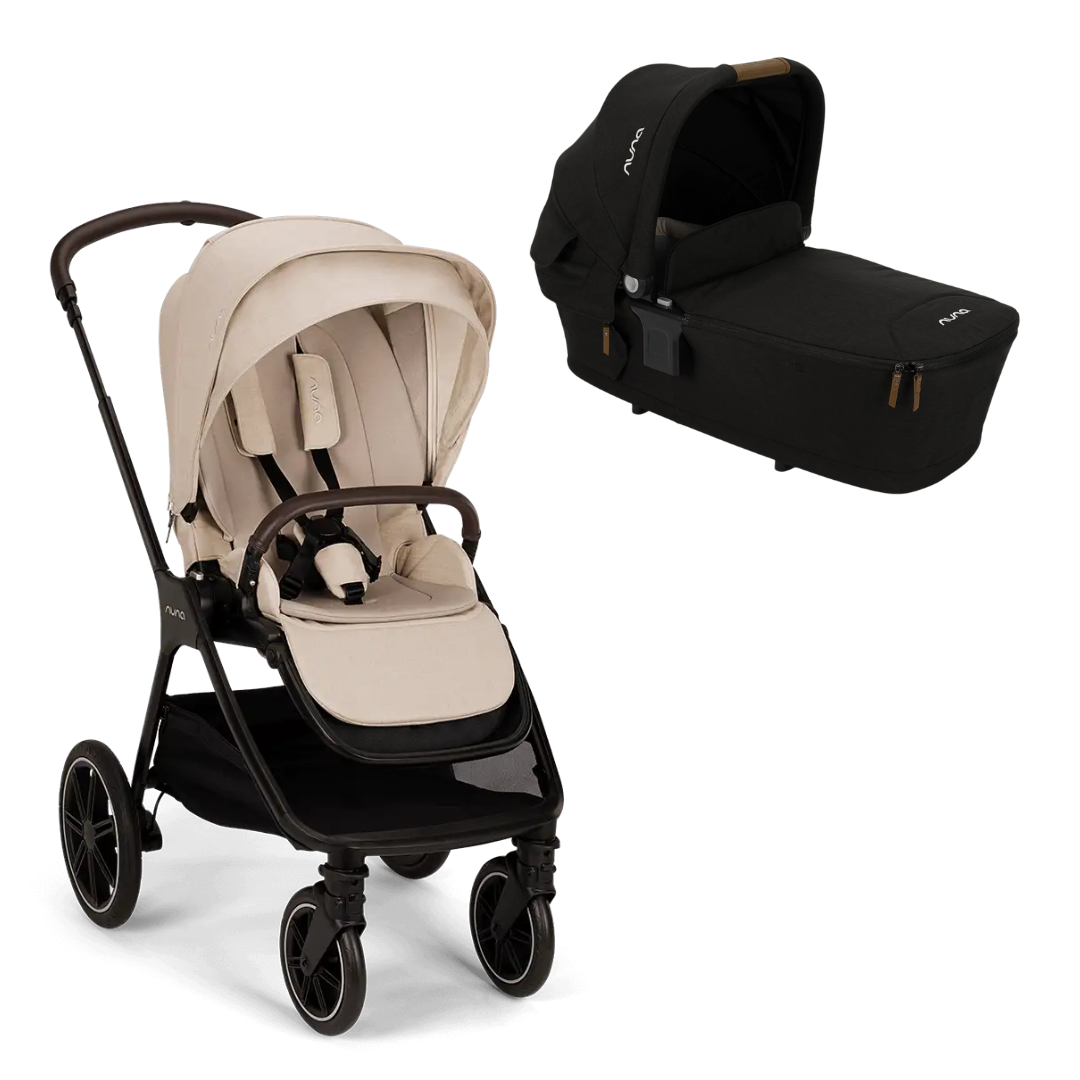 nuna lx stroller Nuna TRIV Lx Stroller + LYTL Carry Cot Bundle