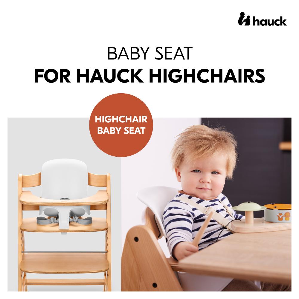 hauck highchair babyset in white