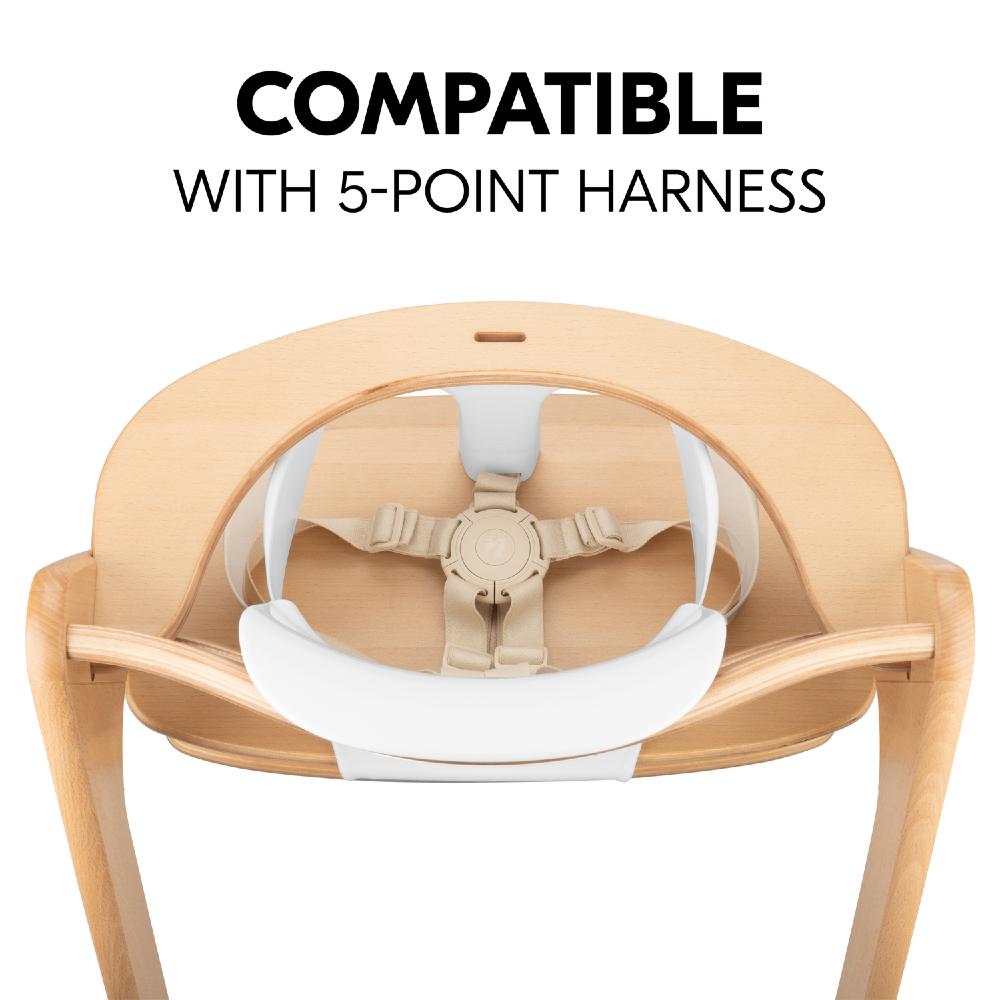 hauck highchair babyset in white