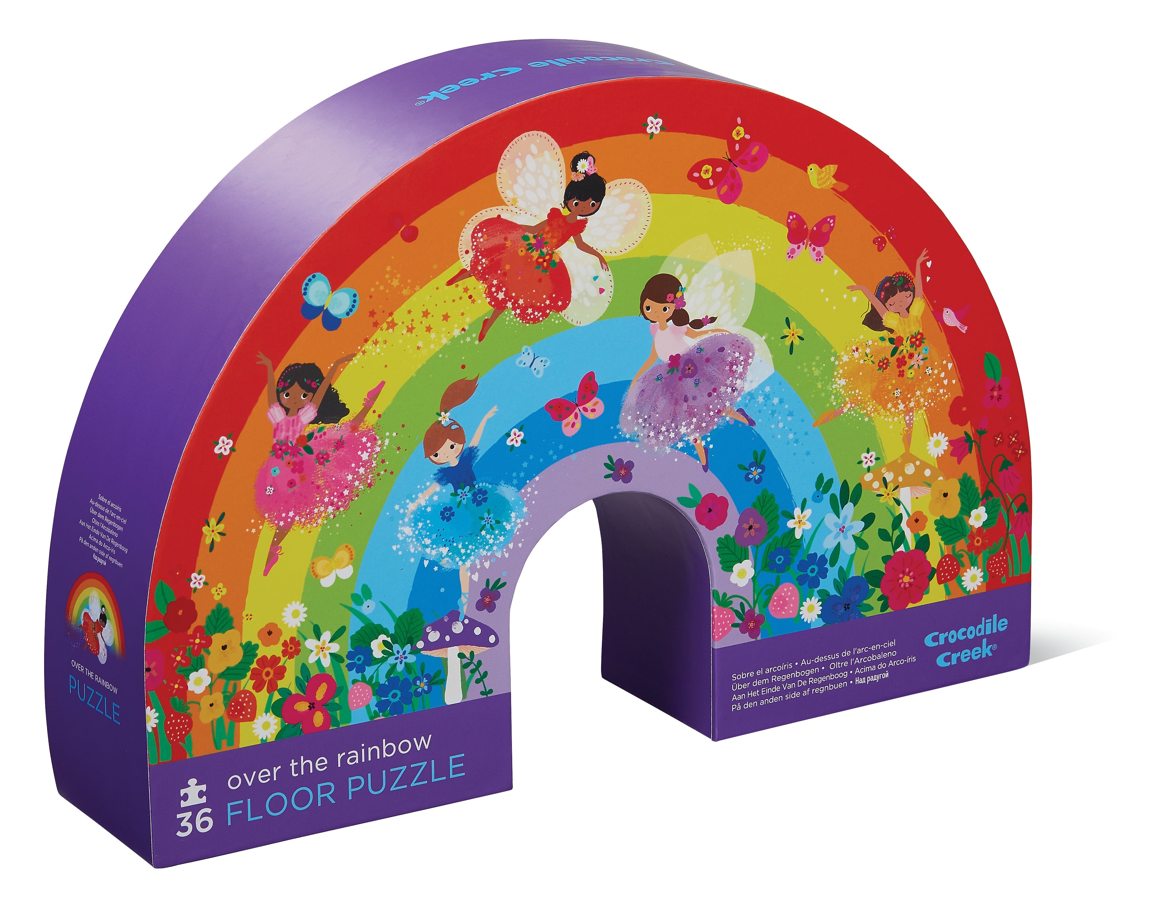 CROCODILE CREEK OVER THE RAINBOW 36PC FLOOR PUZZLE