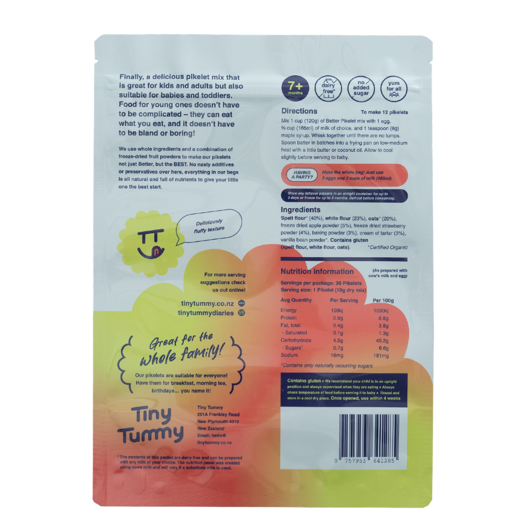 Tiny tummy better pikelets