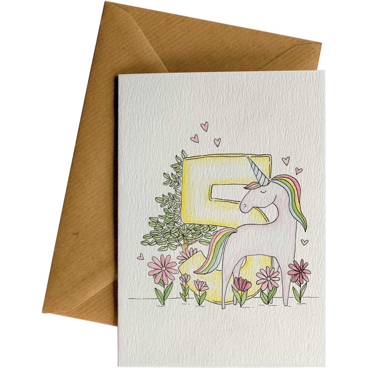 5th birthday card