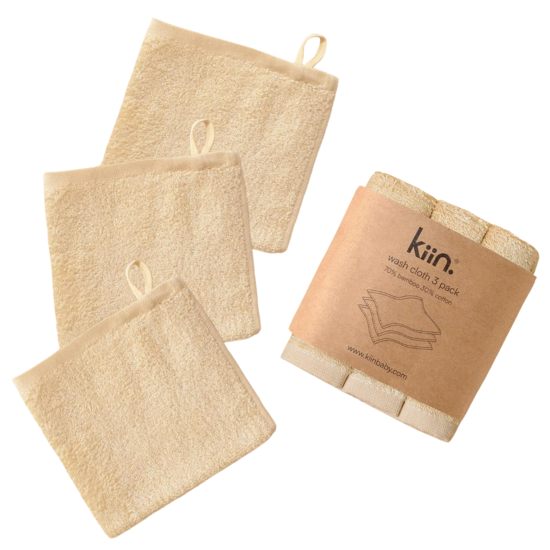 Kiin Wash Cloth 3 Pack