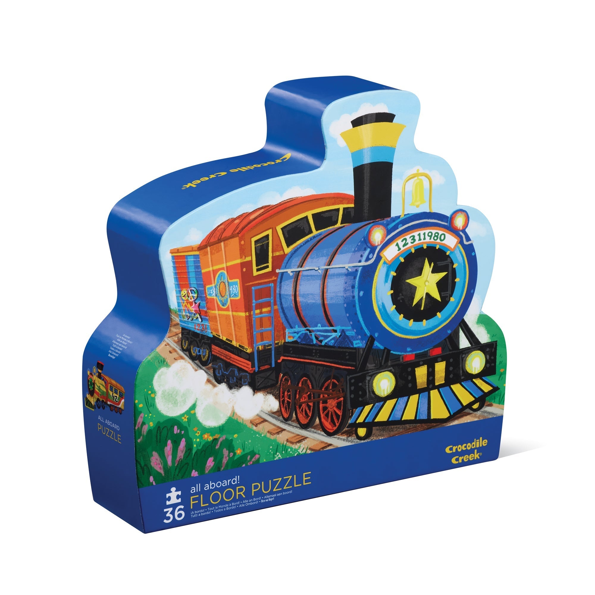 CROCODILE CREEK ALL ABOARD 36PC FOIL PUZZLE