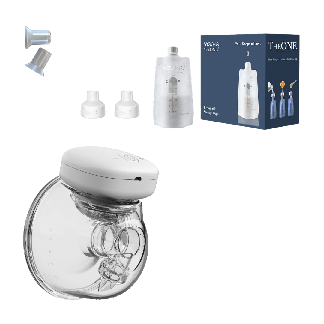 Youha wearable breast pump storage bundle
