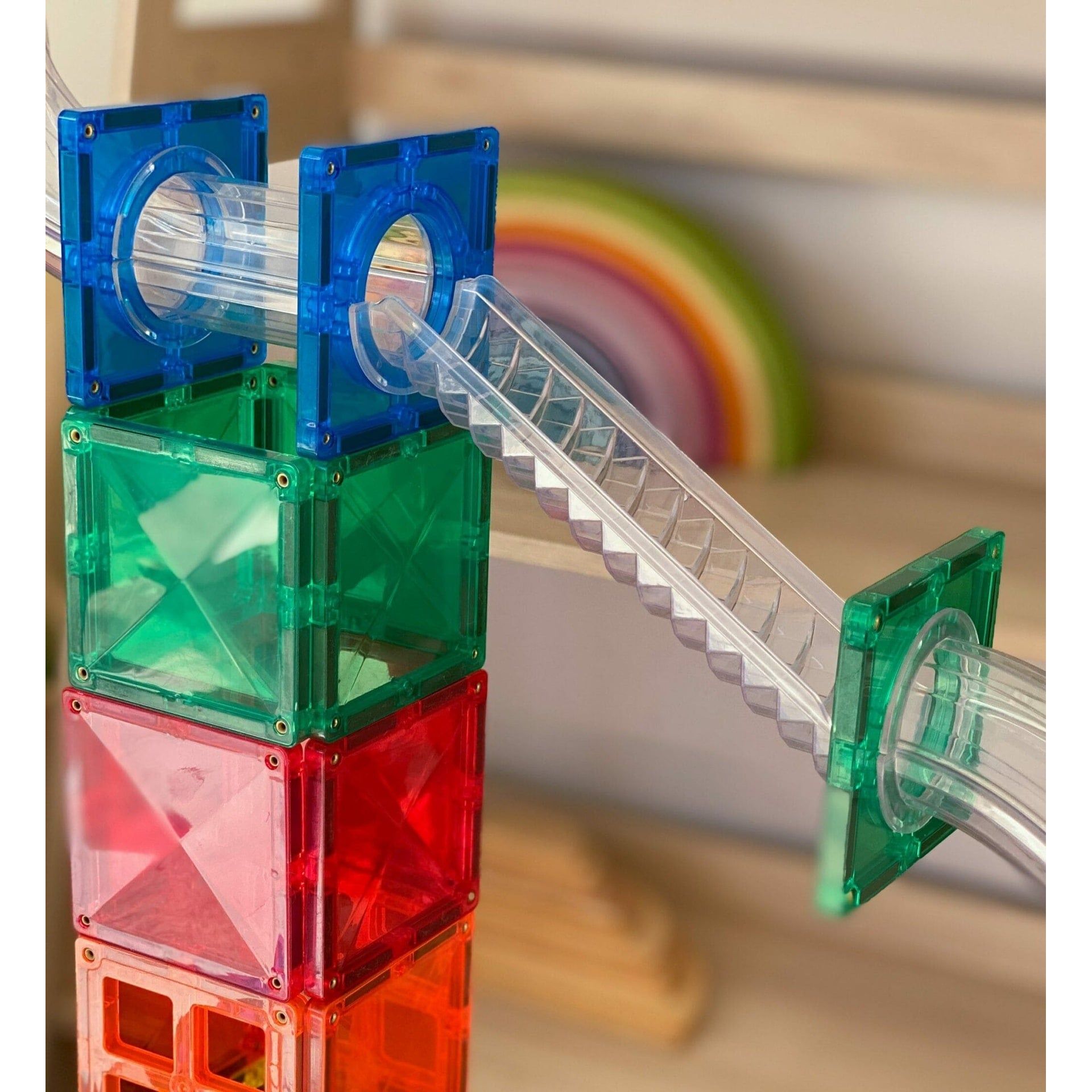 Connetix 92 piece ball run