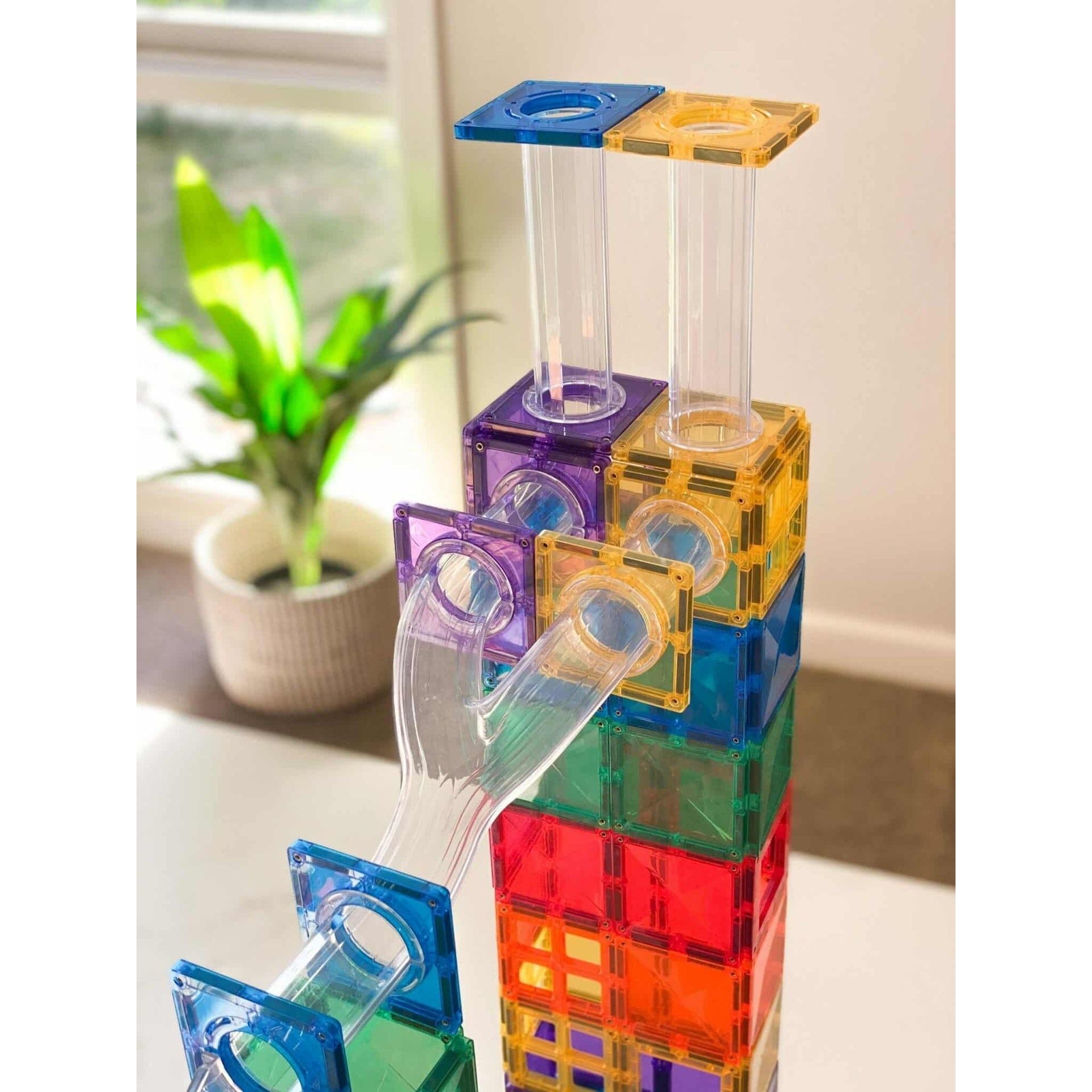 Connetix 92 piece ball run