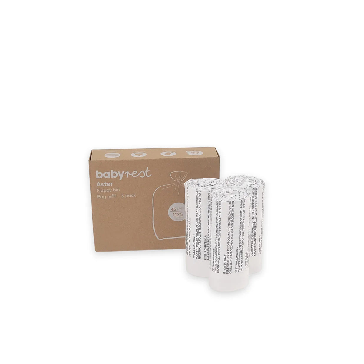 babyrest aster nappy bin bag refills
