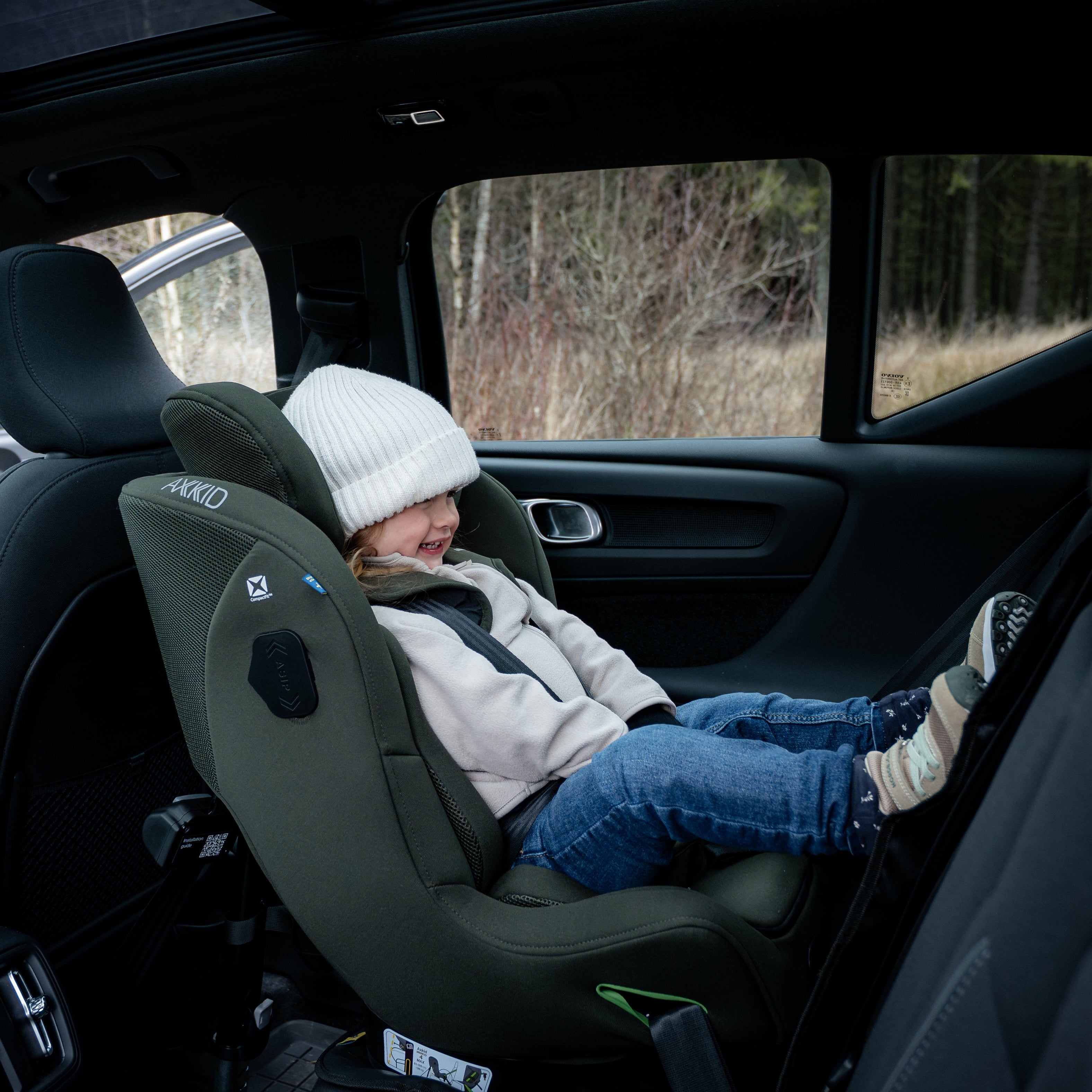 axkid minikid 4 forest moss car seat
