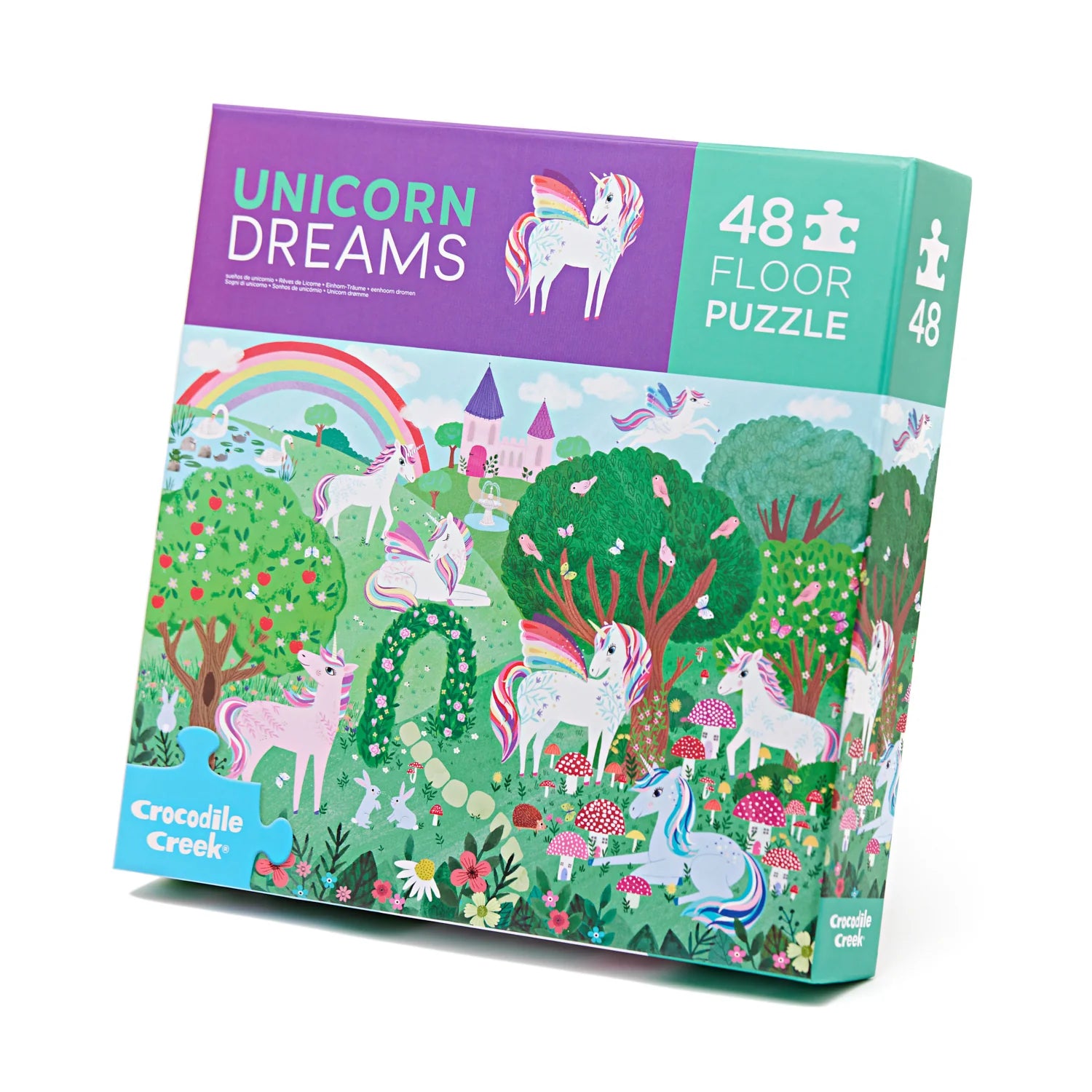 crocodile creek unicorn dreams 48pc puzzle