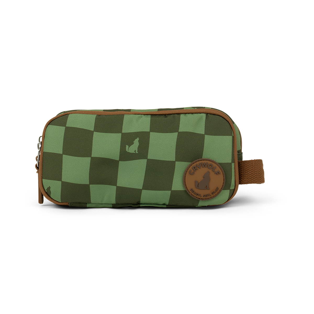 Crywolf pencil case green check