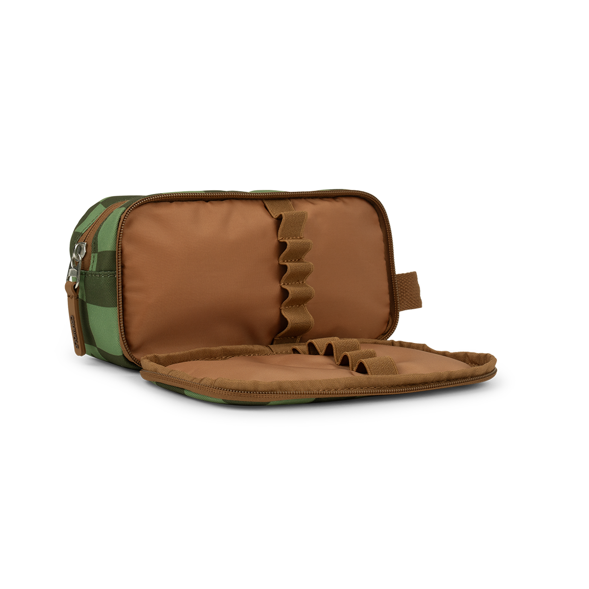 Crywolf pencil case green check