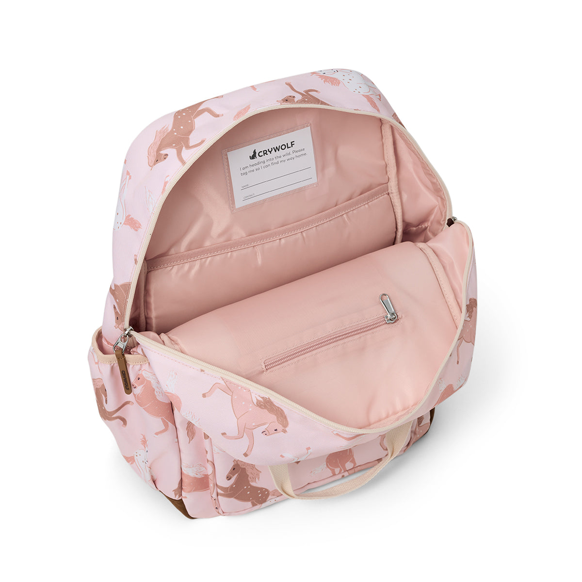 crywolf knapsack blush ponies