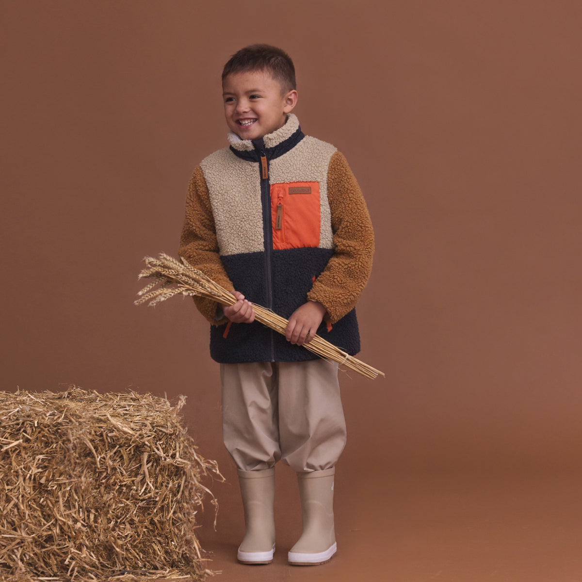 crywolf yeti jacket ash colourblock
