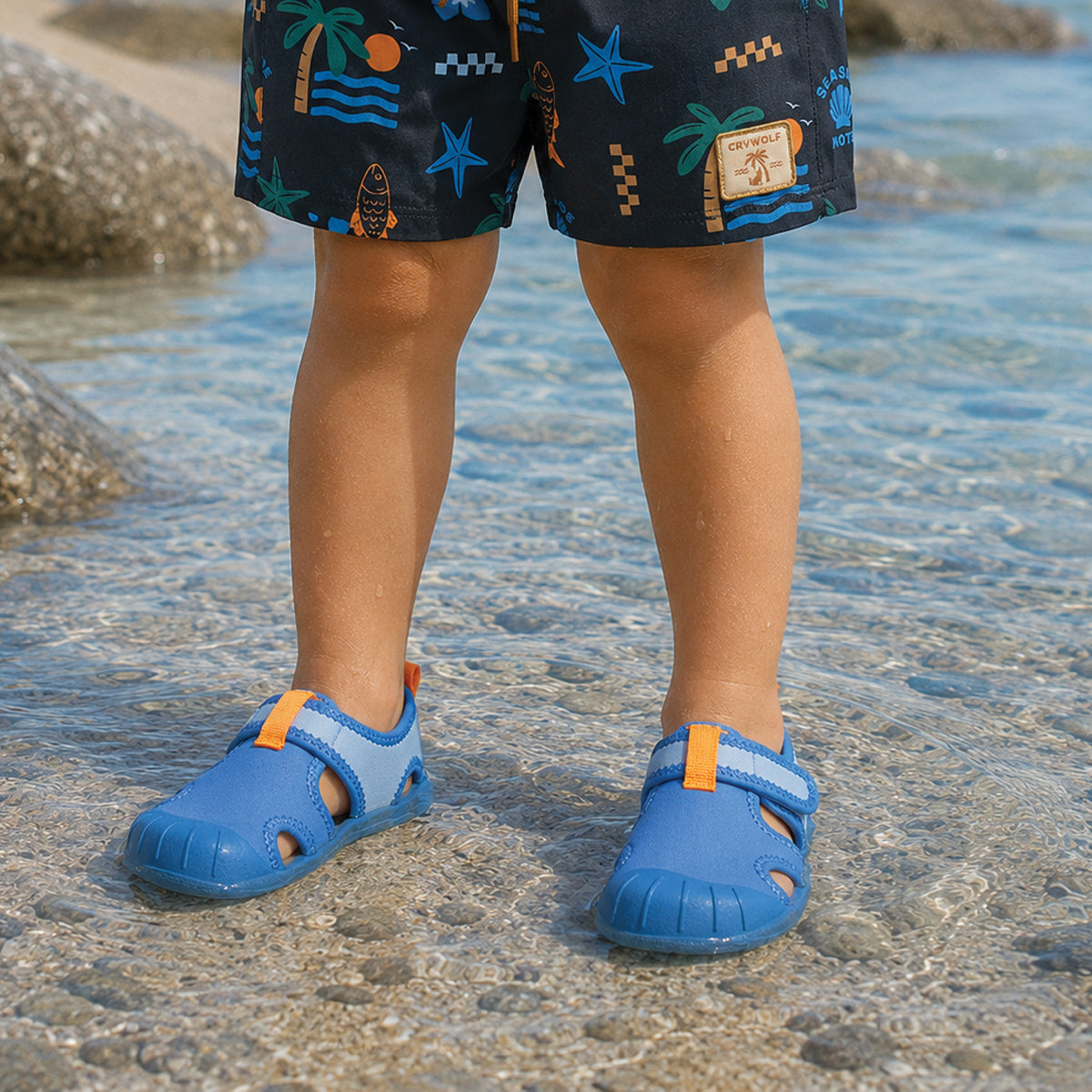 Crywolf Aqua Sandal in Saltwater - lifestyle
