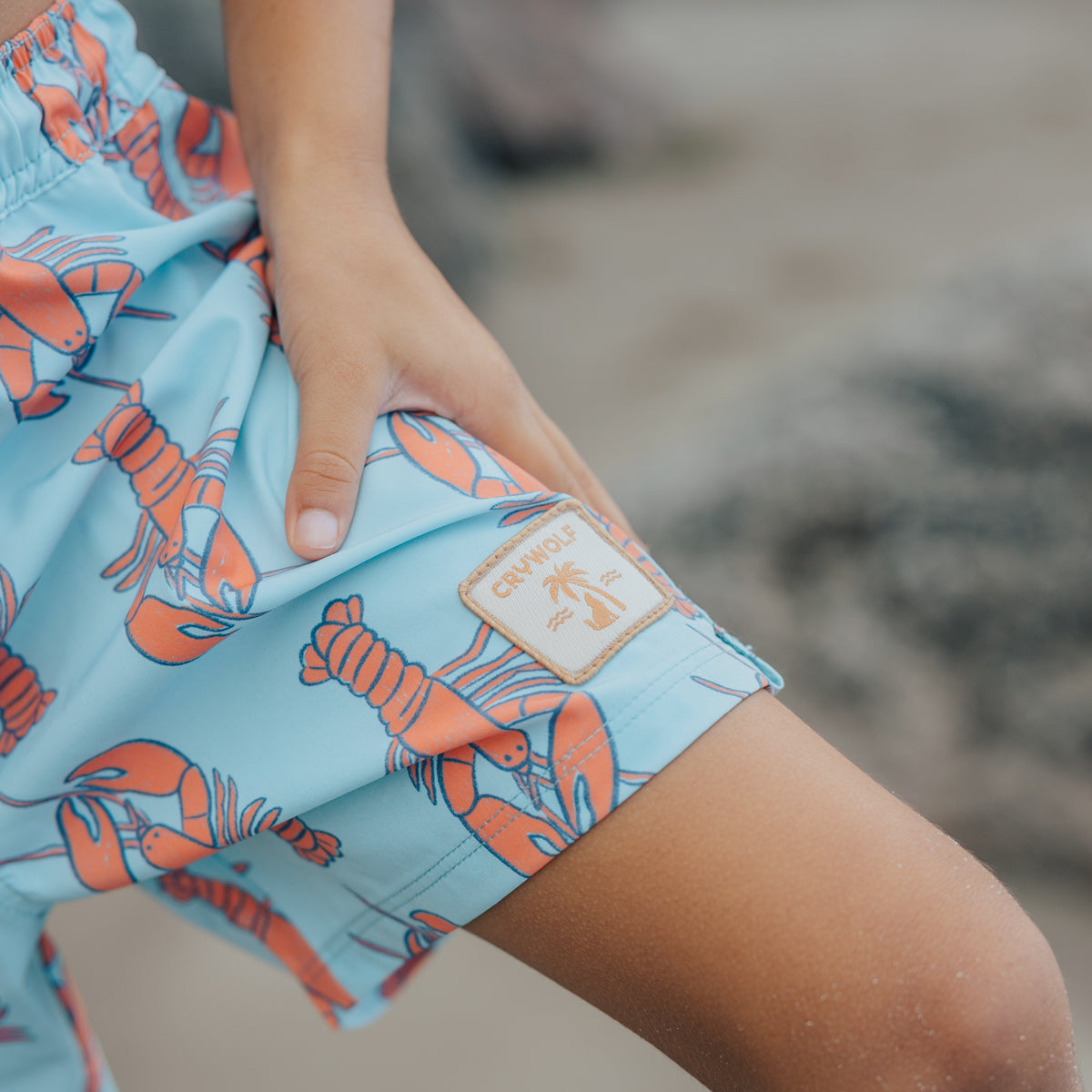 CRYWOLF board shorts lobsters