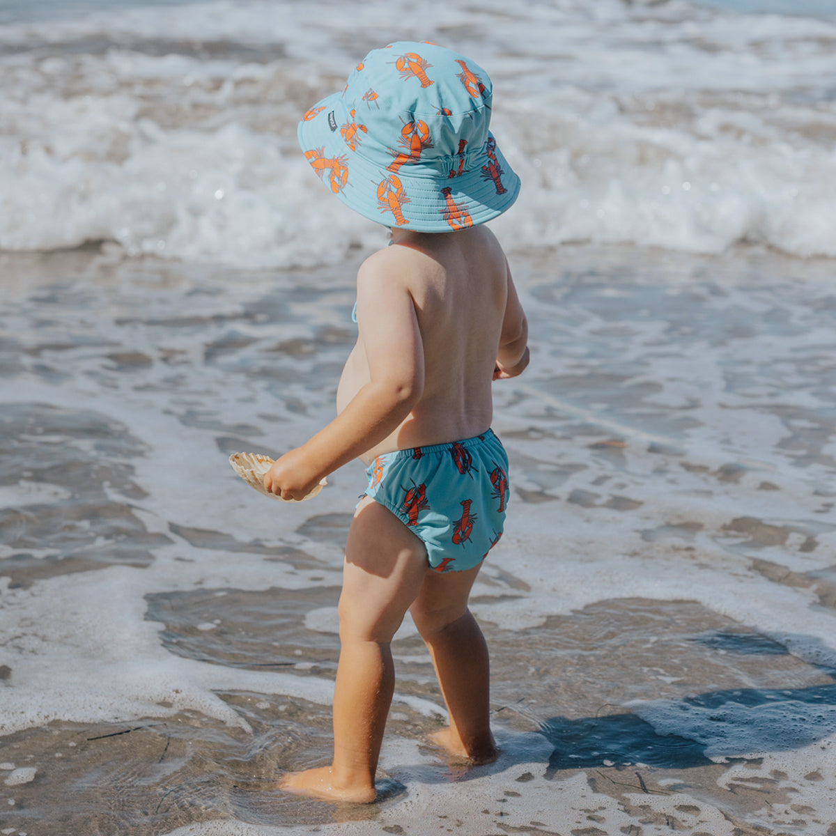 Reusable swim nappy little lobsters