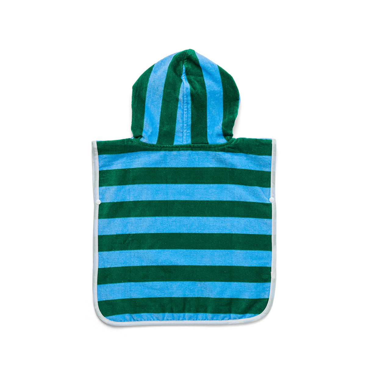 Crywolf Baby Hooded Towel in Deck Stripe - back view