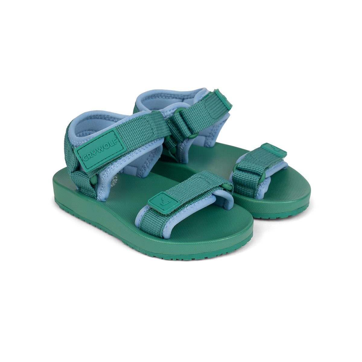 Crywolf Beach Sandal in Sea Green - pair