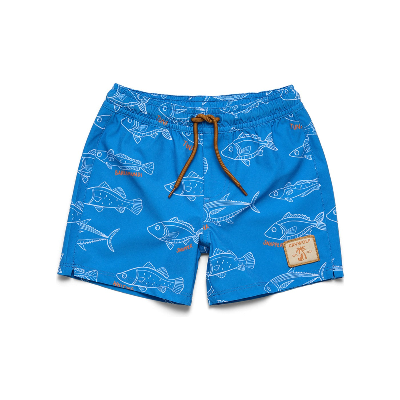 Crywolf Board Short in Saltwater, front