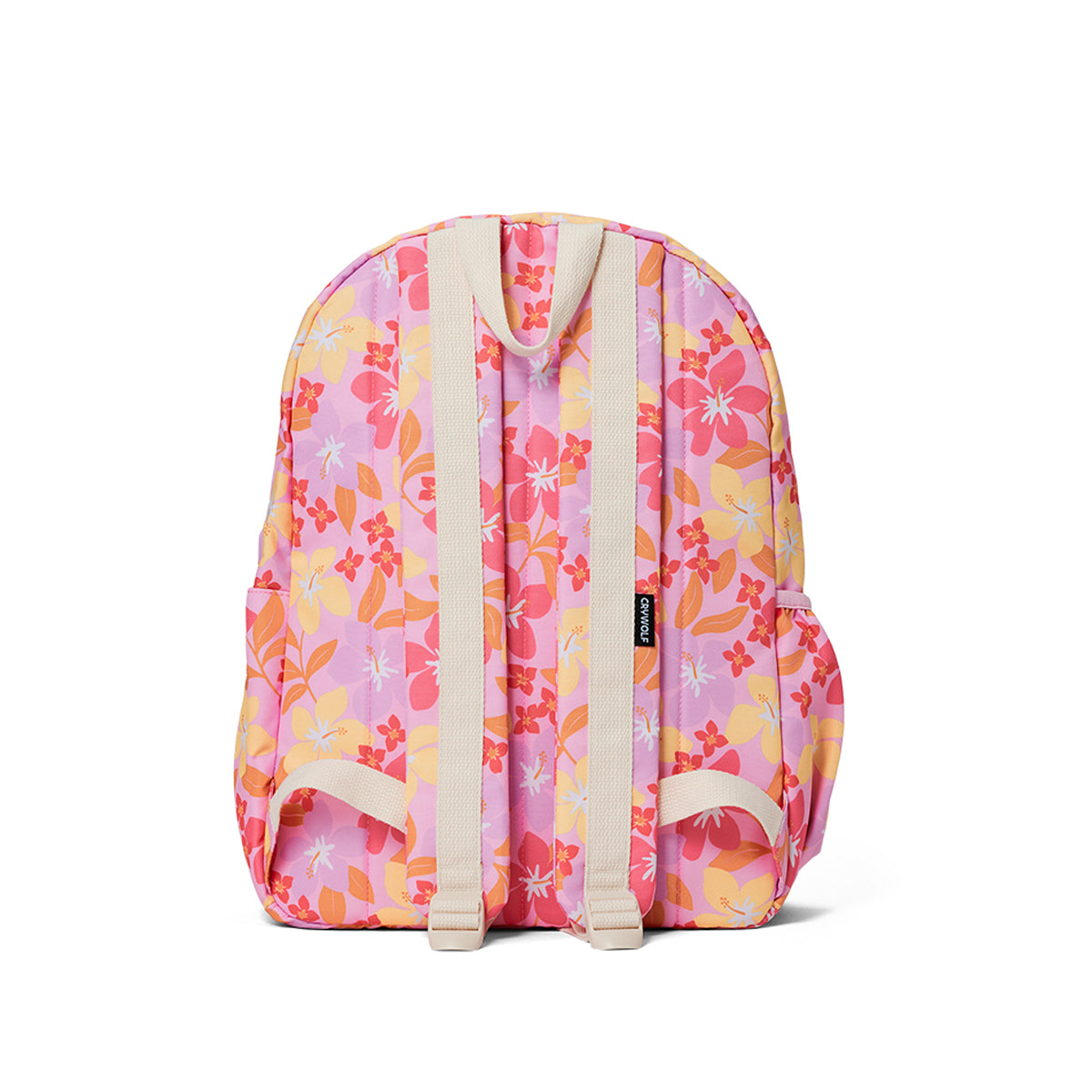 Crywolf Daypack in Hibiscus Daze - back view
