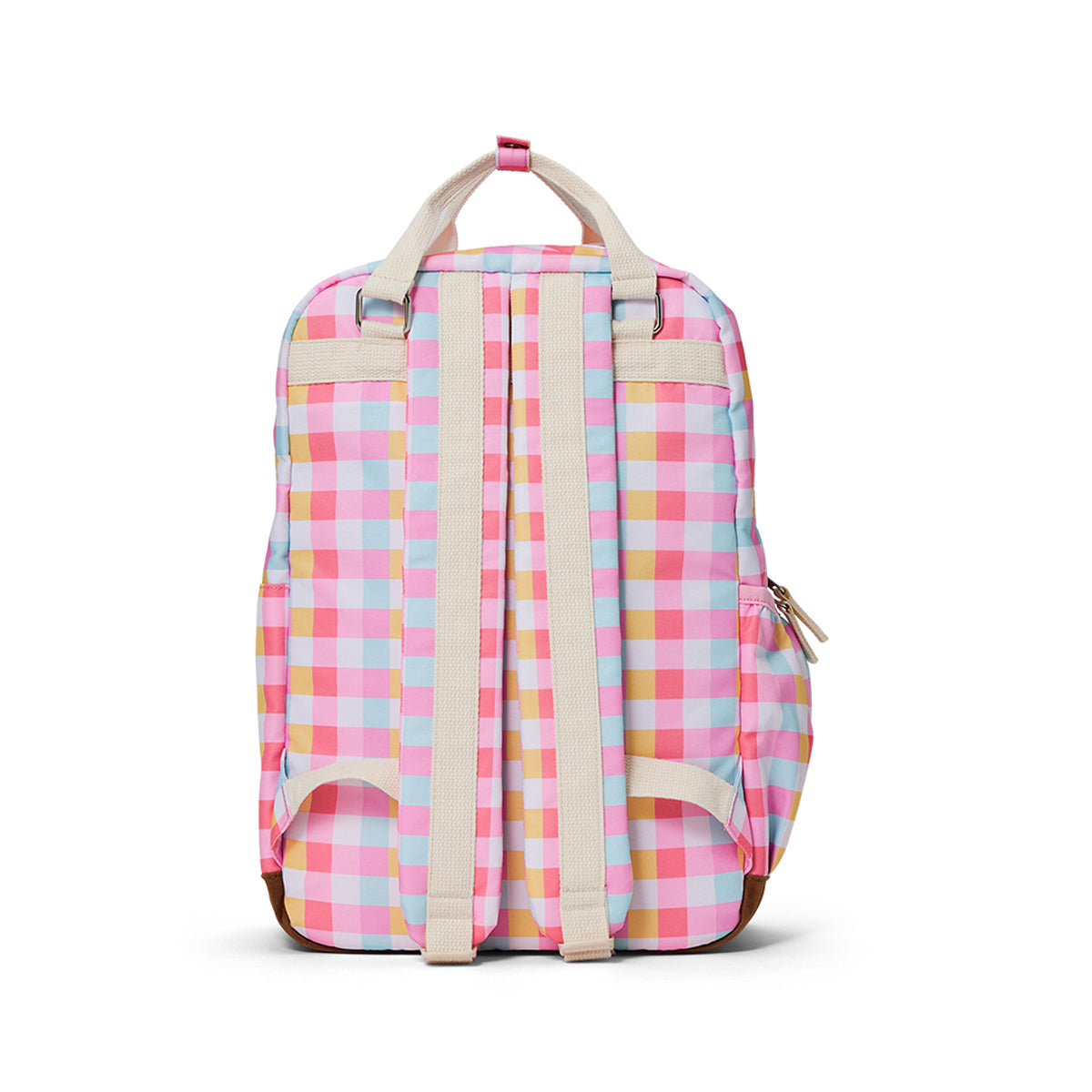 Crywolf Knapsack in Pop Gingham - back view