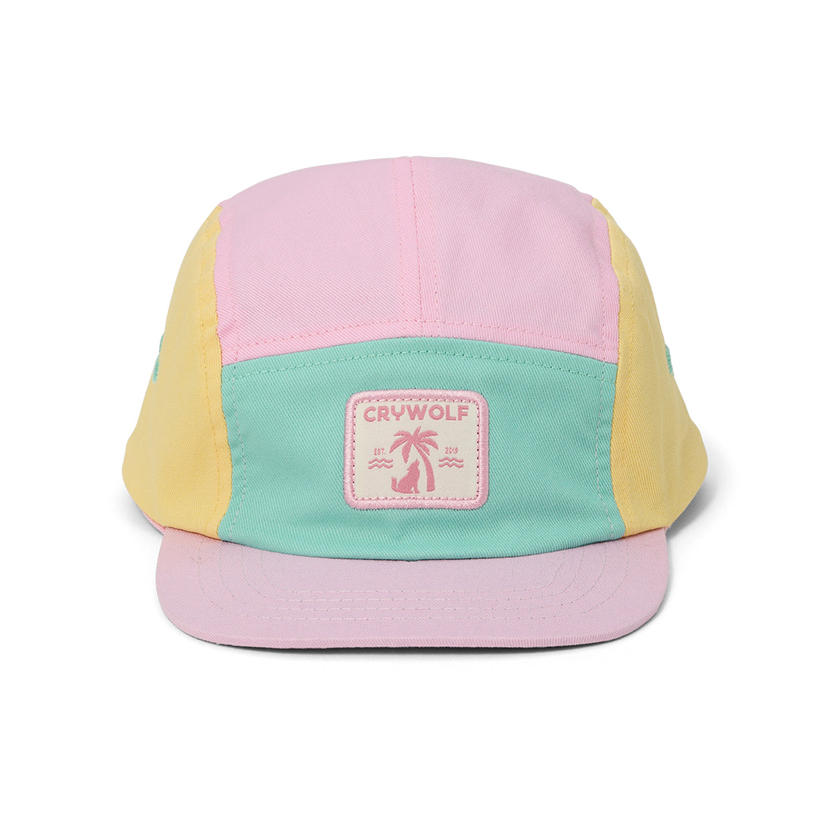 Crywolf Lucky Cap in Poolside Colourblock - front view