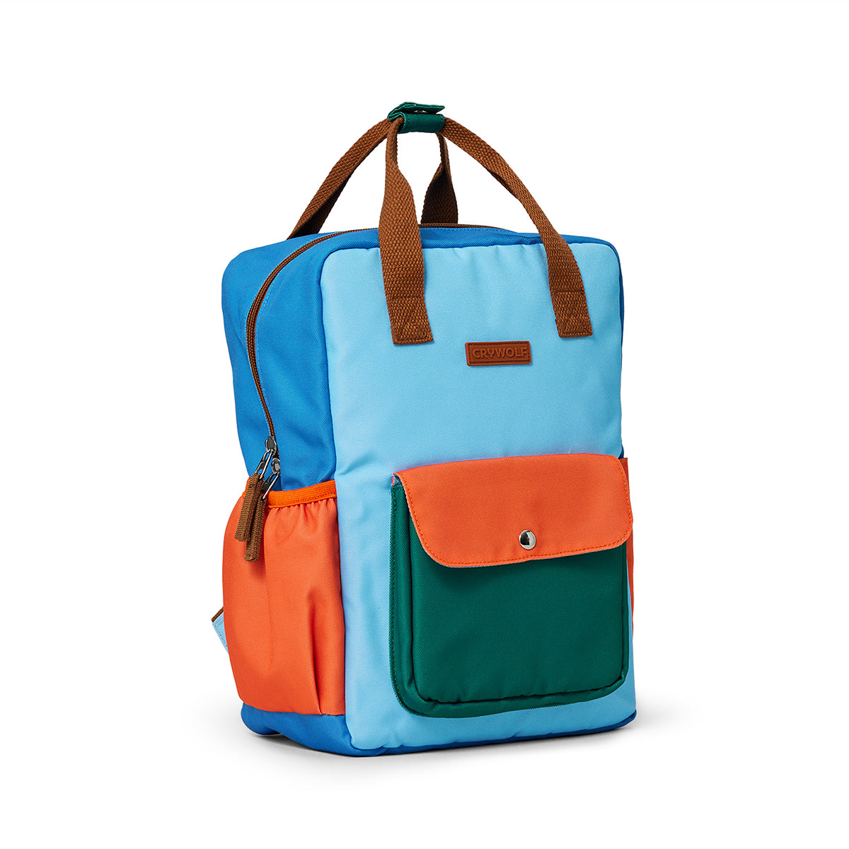 Crywolf Mini Backpack in Seaside Colourblock - side view