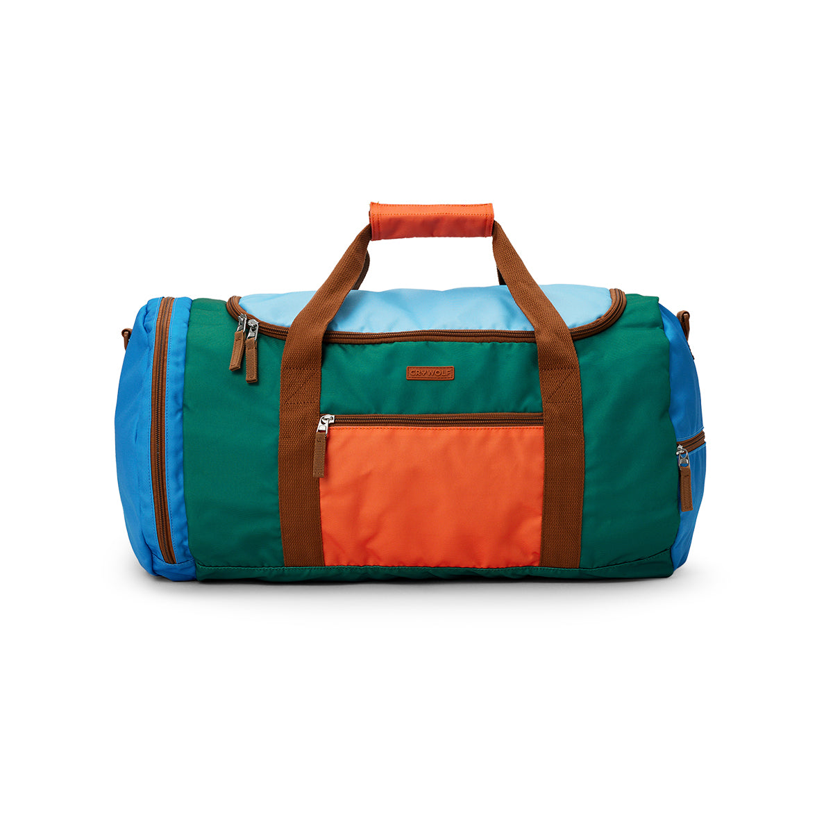 Crywolf Packable Duffel in Seaside Colourblock - front view