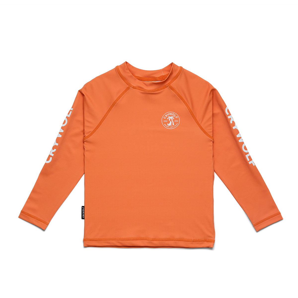 Crywolf Long Sleeve Rash Vest in Sunset - front view