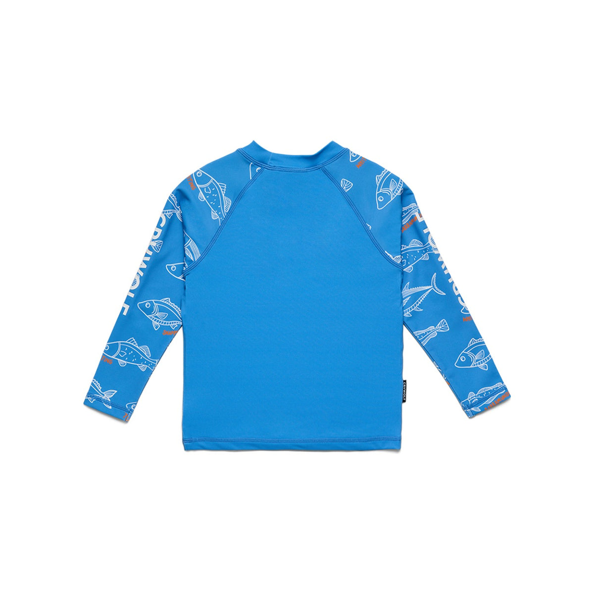 Crywolf Long Sleeve Rash Vest in Saltwater, back