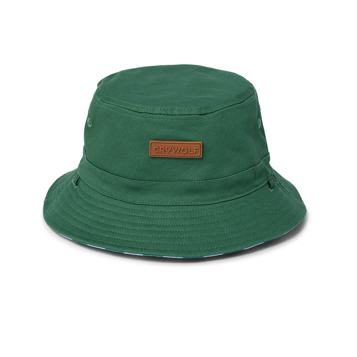 Crywolf Reversible Bucket Hat in Deck Stripe - reverse side