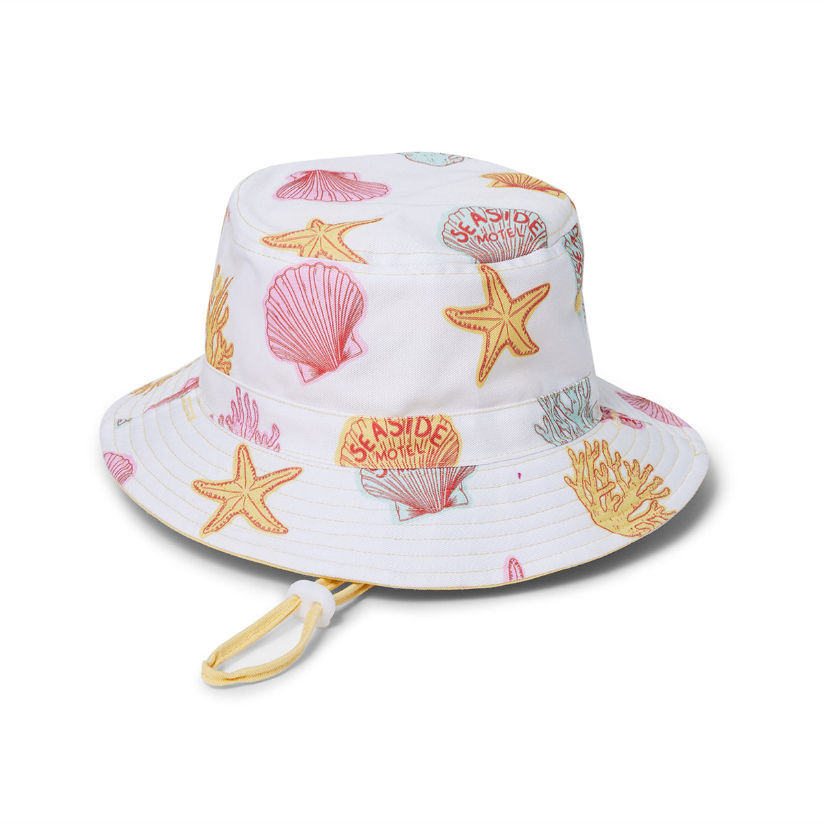 Crywolf Reversible Bucket Hat in Shell - front view