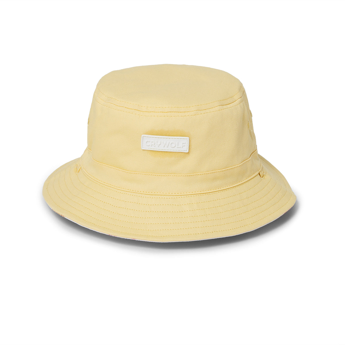 Crywolf Reversible Bucket Hat in Shell - reverse side