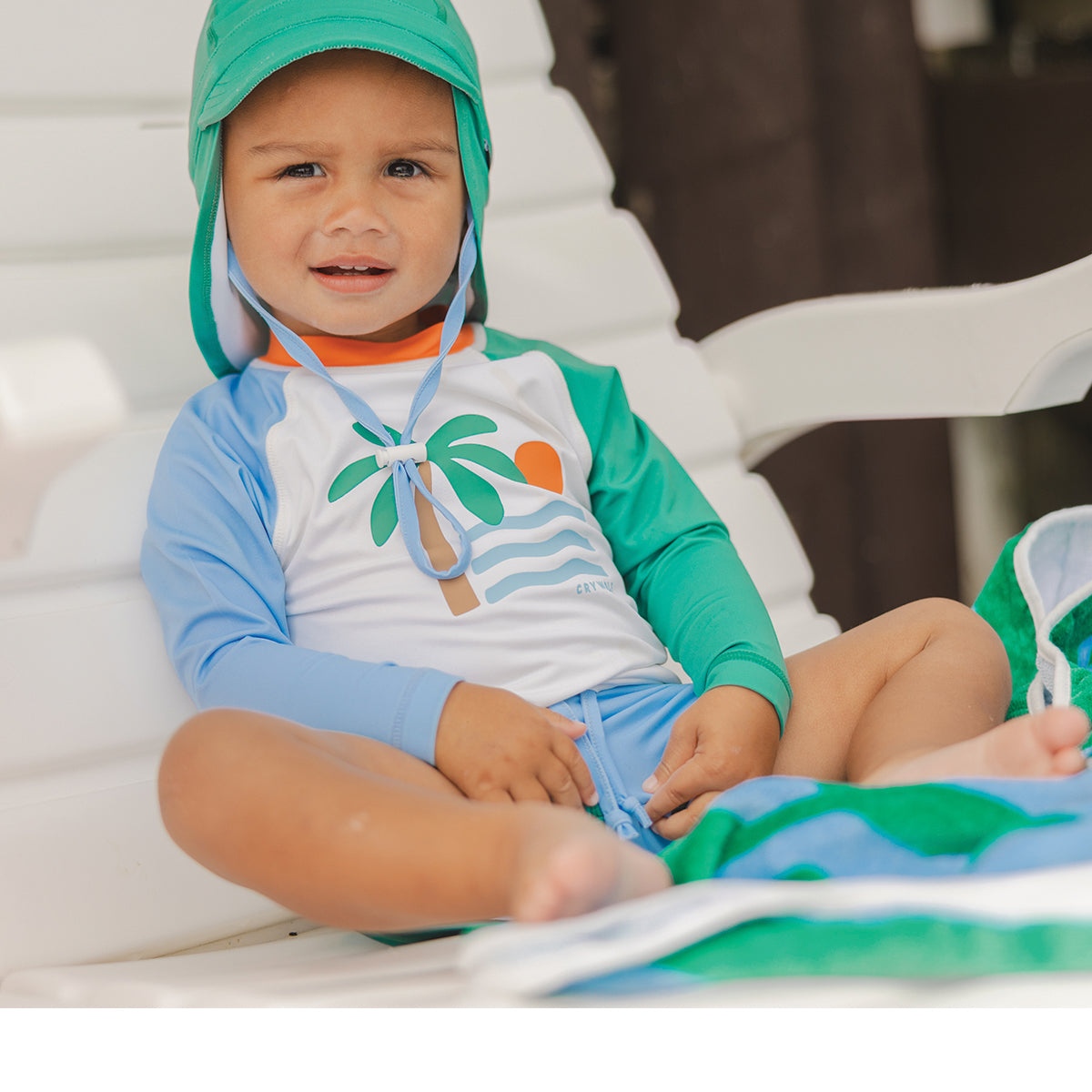 Crywolf Splash Cap in Sea Green - lifestyle 2