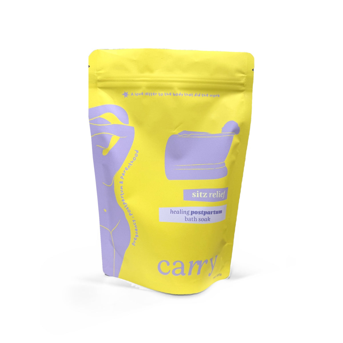 Carry sitz relief postpartum bath soak