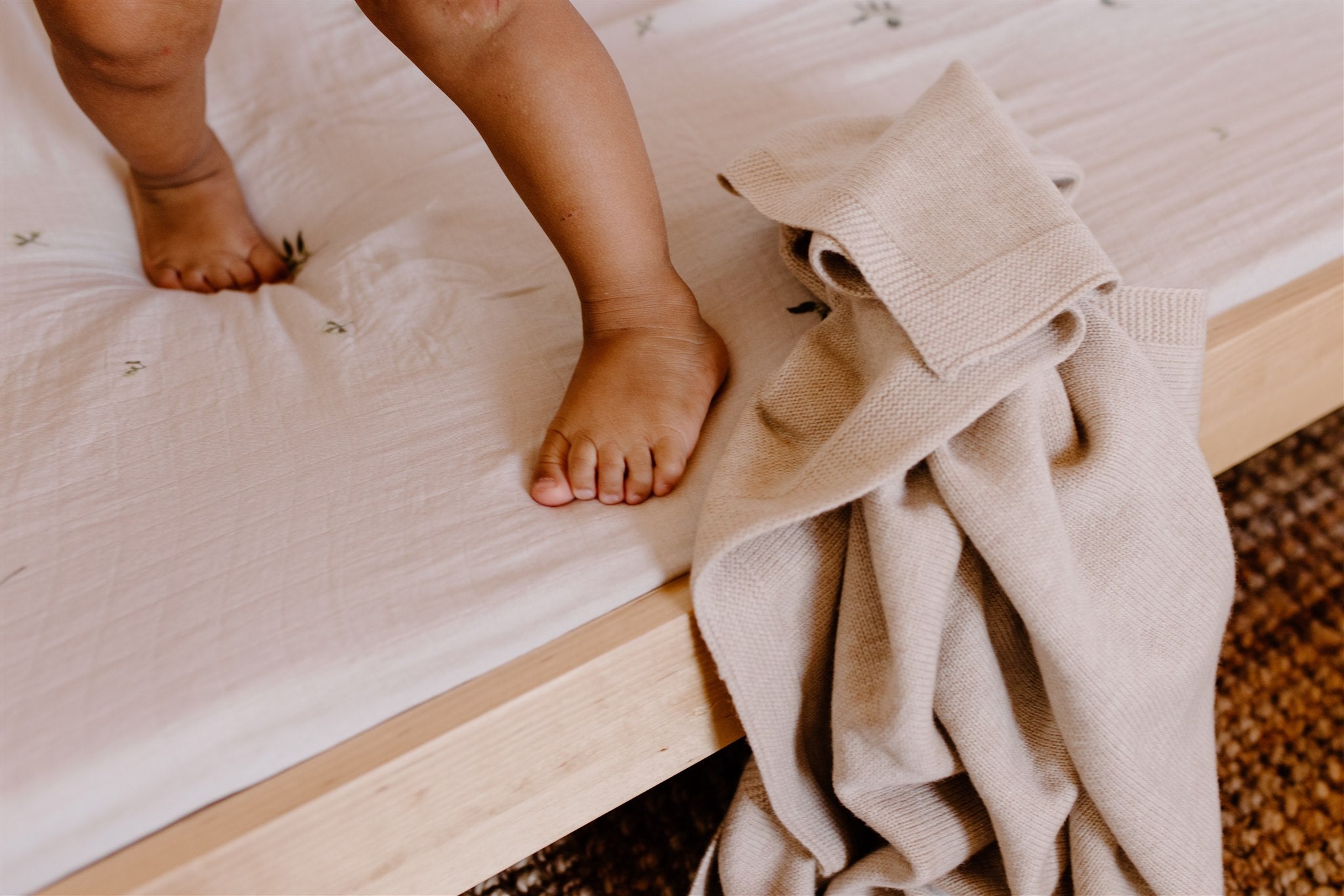leni the label heirloom merino blanket