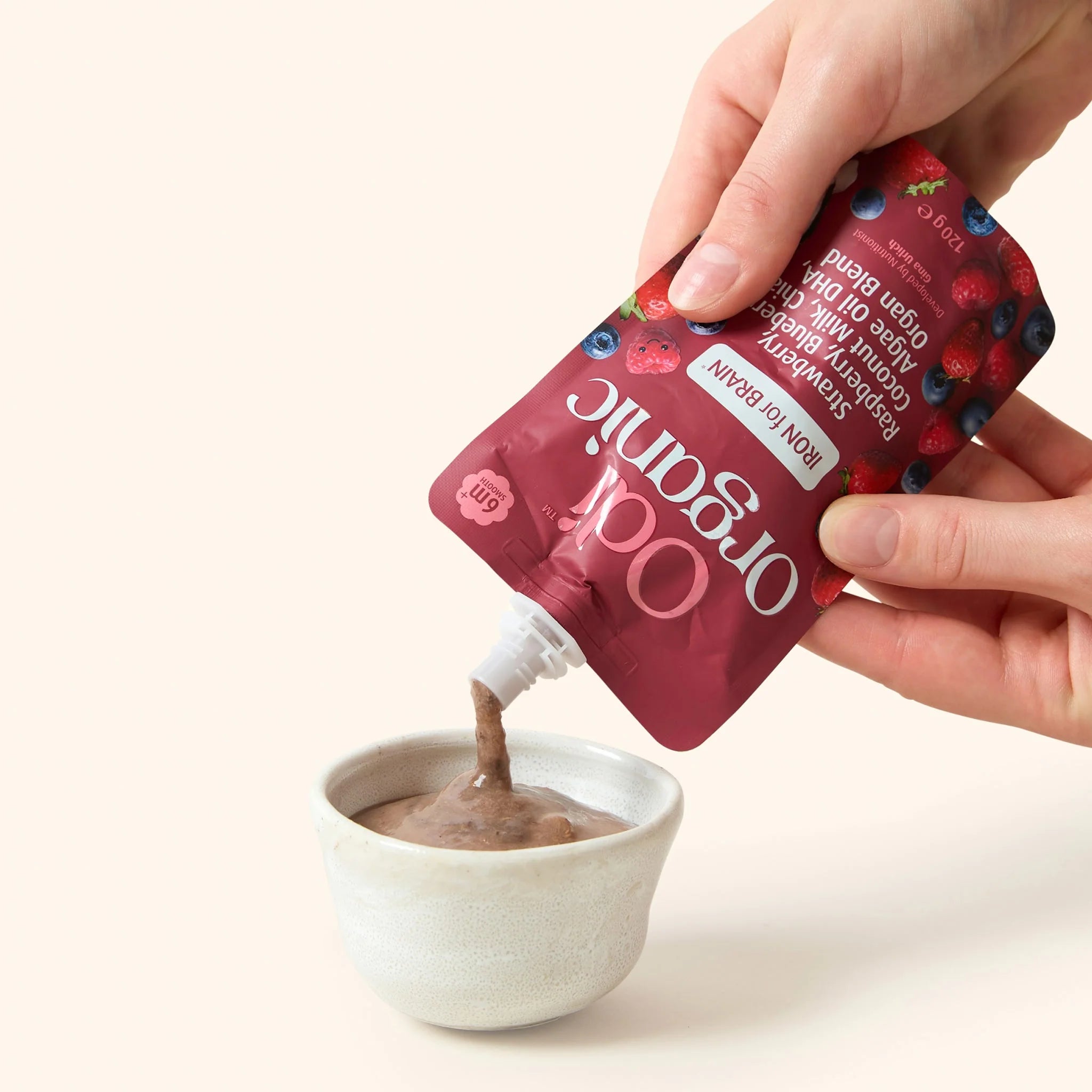 odi nutrition organic berry baby puree pouch